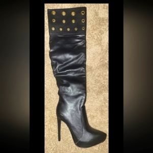 Sexy Knee High Stiletto Boots